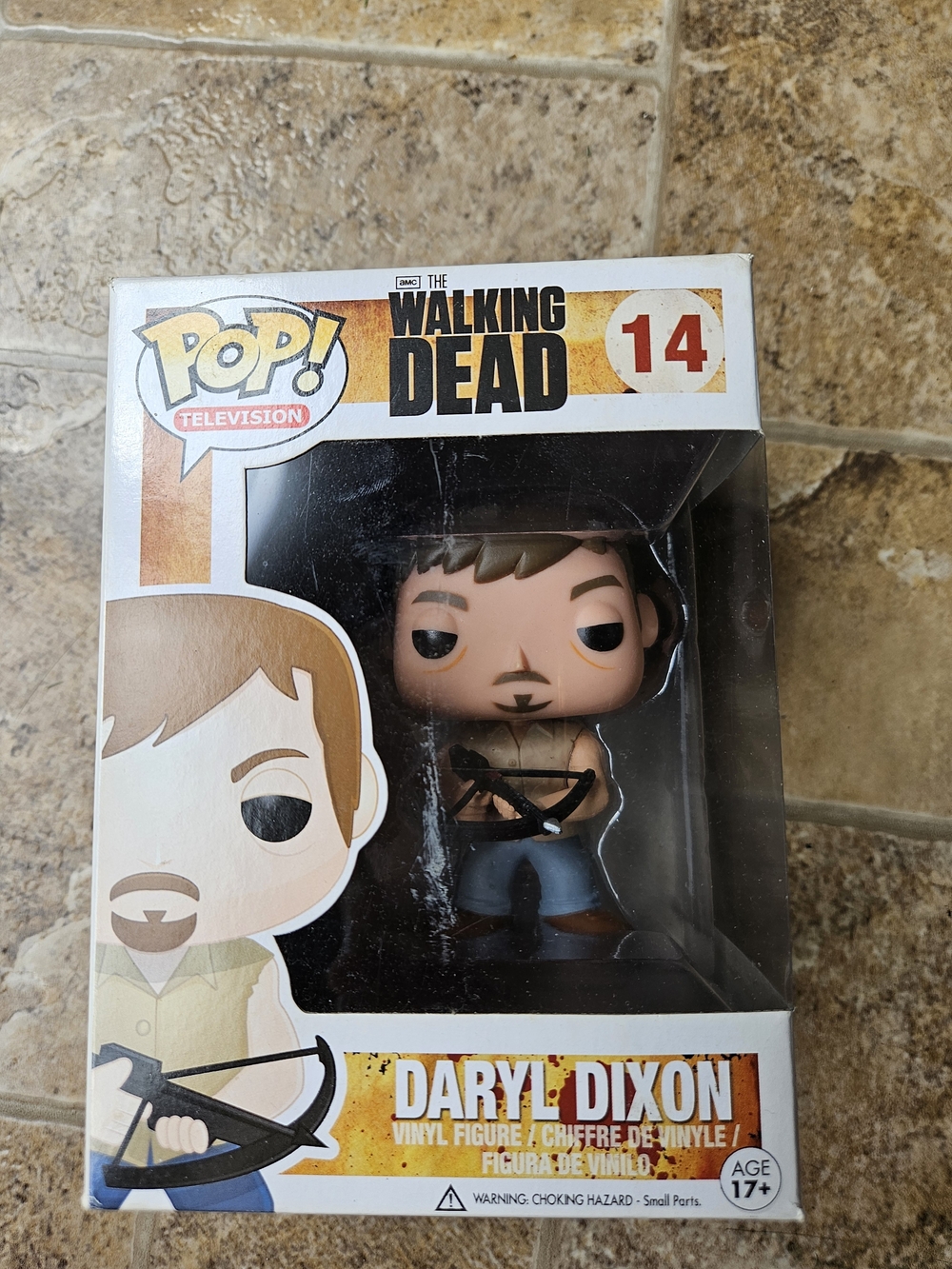 Funko Daryl Dixon Pop! Vinyl Figure - Brown, Blue, Tan